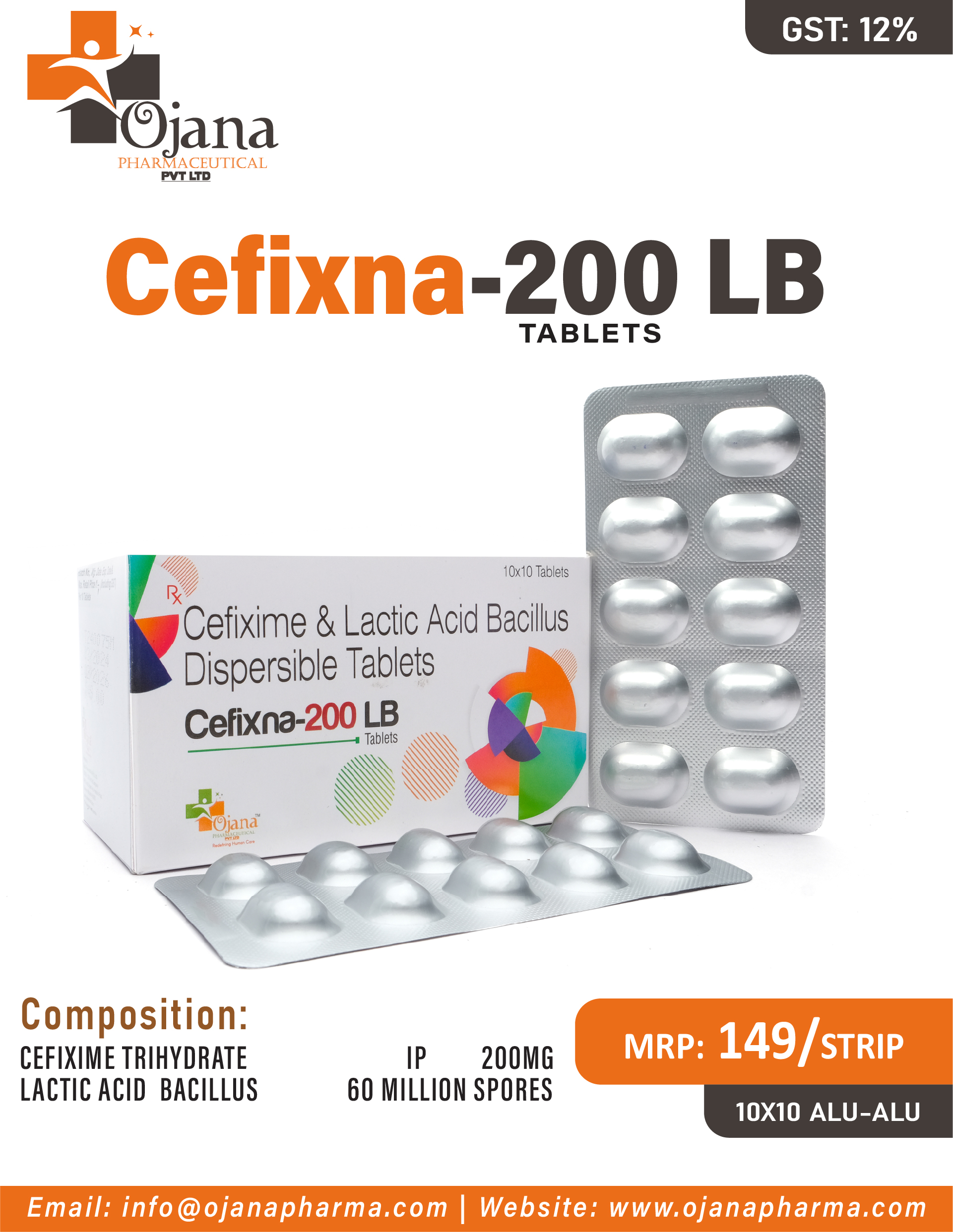 Cefixna-200 LB Tablets